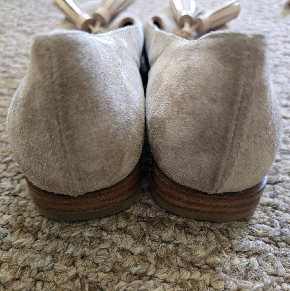 Homers Artisan Tan Suede Loafers with Tassels - Picture 2 of 11